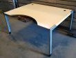Solgt!Skrivebord i lutet bjerk 160x120cm, - 1 / 2