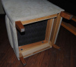 Solgt!Lenestol i beige mikrofiber, pent - 4 / 4