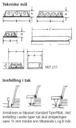 Solgt!Innfellingsarmatur for T-profil - 2 / 2