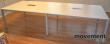 Solgt!Stort møtebord i hvitt, 320x126cm, - 7 / 8