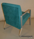Solgt!Loungestol i grønn mikrofiber / - 3 / 4