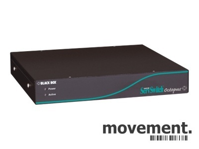 Solgt!KVM-switch for LAN-kabel, Black Box