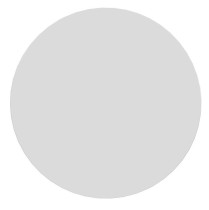 Bordplate rund fra Narbutas, i hvit farge Ø=90cm, NY/UBRUKT