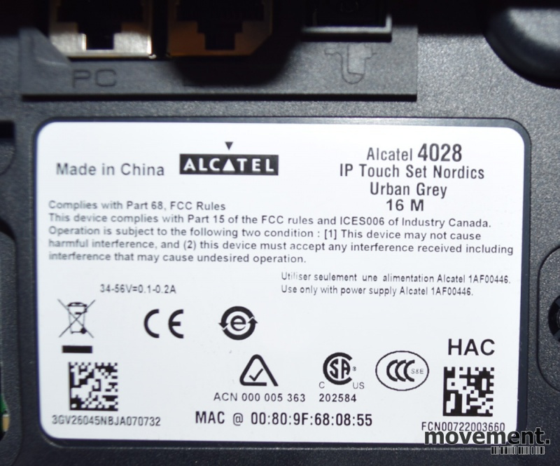 Solgt!Alcatel IP-touch 4028 IP-telefon - 3 / 3