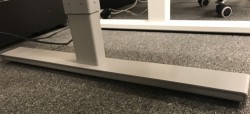 Linak grått understell til skrivebord med elektrisk hevsenk / understell til skrivebord, 140-200cm bredde, NY/UBRUKT