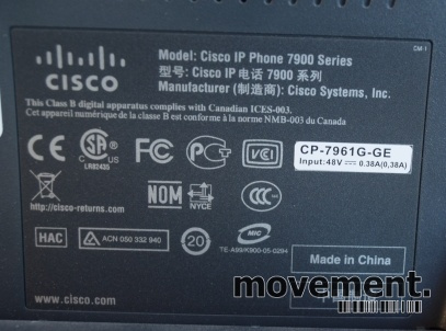 Solgt!Cisco IP-telefon Unified IP-phone - 3 / 3