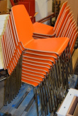 Solgt!IKEA Vilmar konferansestol i orange - 3 / 4