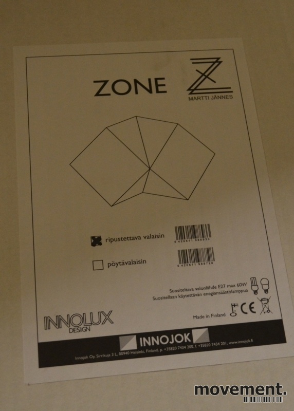Solgt!Innolux Zone bordlampe / gulvlampe - 3 / 3