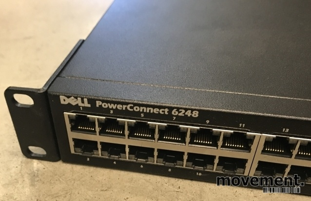 Solgt!Dell Powerconnect 6248 - Gigabit L3 - 3 / 6