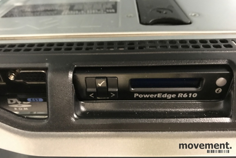Solgt!Rackserver: Dell PowerEdge R610,1U, - 7 / 11
