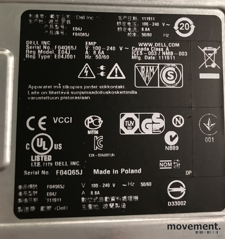 Solgt!Dell SAN - PowerVault MD3620i - - 7 / 12