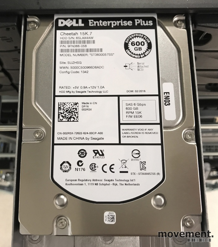 Solgt!Dell SAN - Equallogic PS6010xv m/ - 4 / 8