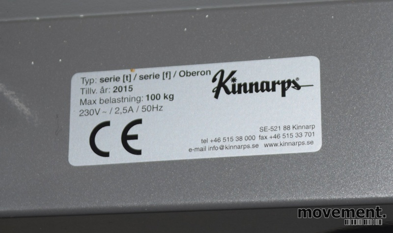 Solgt!Kinnarps T-serie/Oberon elektrisk - 5 / 5