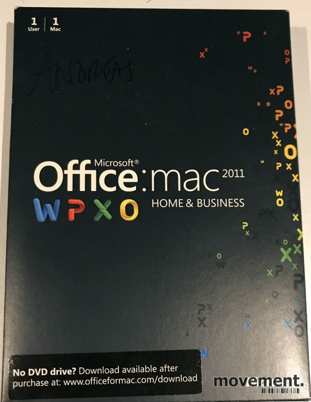 Solgt!Microsoft Office Home and Business - 1 / 2