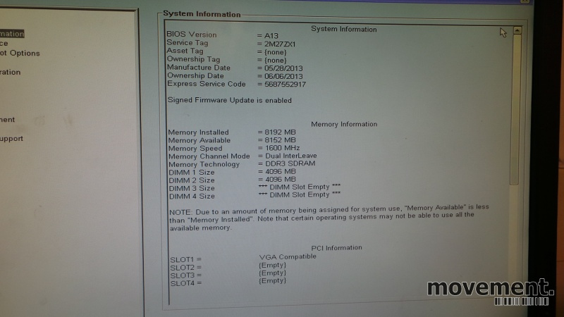 Solgt!Stasjonær PC: Dell Optiplex 9010, - 4 / 7