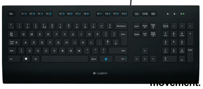 Logitech K280e kablet USB-tastatur, - 1 / 3