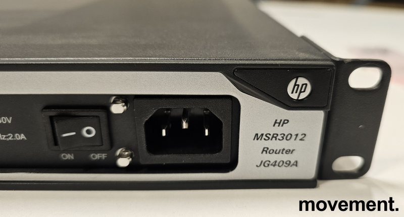Hewlett-Packard MSR3012 Router, - 4 / 4