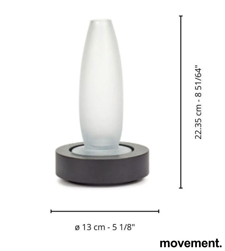 Oppladbar bordlampe LED med vase - 2 / 4