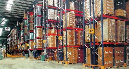 Solgt!Pallereoler til lager 400cm høyder, - 2 / 6