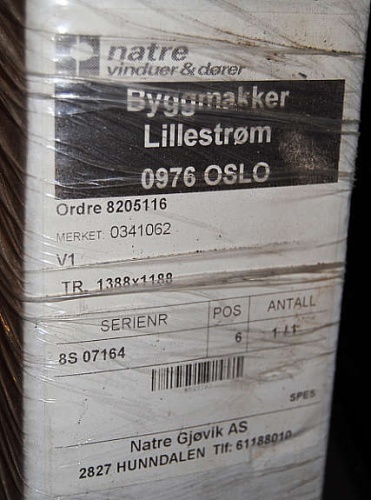 Solgt!H-vinduet ubrukt spesialmål - 3 / 4