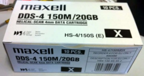 Solgt!Maxell DDS-4 150M/20GB Helical-Scan - 2 / 2