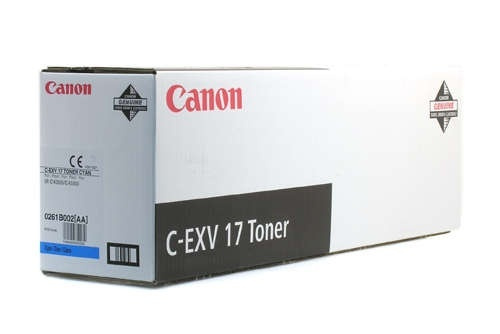 Solgt!Canon C-EXV 17 cyan toner til Canon