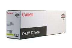 Solgt!Gul toner Canon C-EXV 17 Yellow til