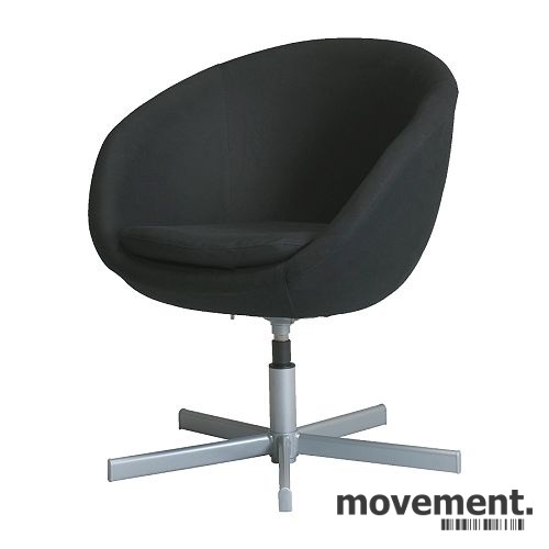 Solgt!IKEA Skruvsta sort justérbar - 1 / 6