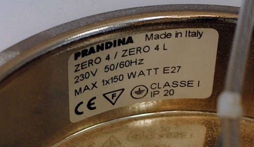 Solgt!Prandina pendel-lampe, Italia, pent - 3 / 5