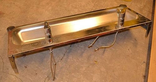 Solgt!Vask i rustfritt stål for - 2 / 2