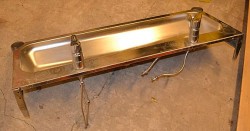 Vask i rustfritt stål for veggfeste, 120cm bredde, pent brukte, NY PRIS
