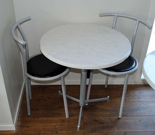 Solgt!Cafébord runde Ø=70cm, brukte - 3 / 3