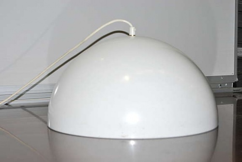 Solgt!Retro taklampe pendel i hvit emalje