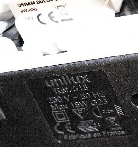 Solgt!Unilux skrivebordslampe Duo 518 i - 4 / 4