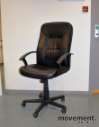 Solgt!Kontorstol, Ikea Allak i sort, - 3 / 8