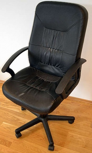 Solgt!Kontorstol, Ikea Allak i sort, - 2 / 8