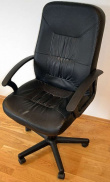 Solgt!Kontorstol, Ikea Allak i sort, - 2 / 8