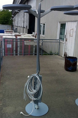 Solgt!Grenstav komplett med 3 lamper, - 1 / 5