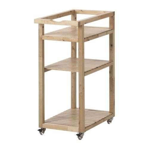 Solgt!IKEA Molger, liten tralle i bjørk, - 1 / 3