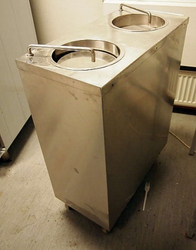 Solgt!Tallerkentralle i rustfritt for - 2 / 2