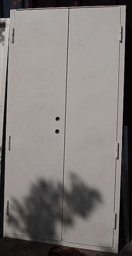 Solgt!Tofløyet ståldør 100x210cm A-60S, - 1 / 6