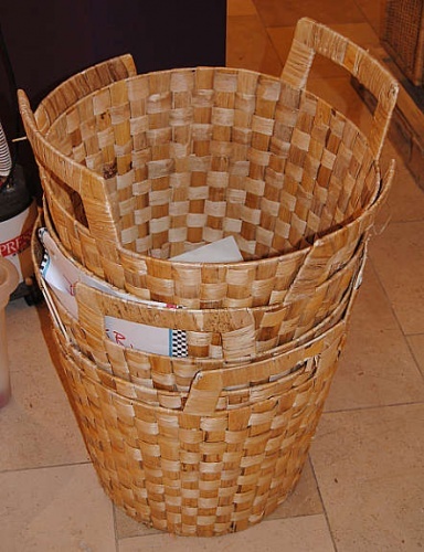 Solgt!Flettekurver med håndtak fra Ikea, - 1 / 2