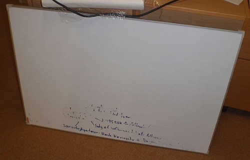 Solgt!Vegghengt whiteboard 90x60cm, pent - 4 / 4