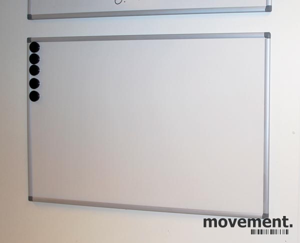 Solgt!Vegghengt whiteboard 90x60cm, pent - 2 / 4