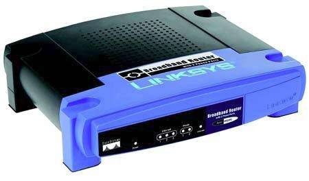 Solgt!Linksys Bredbåndsrouter modell