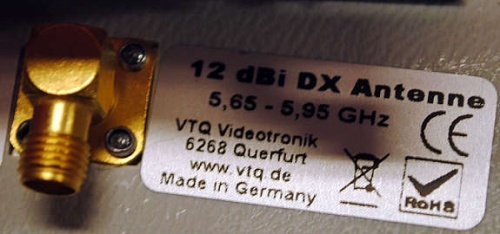 Solgt!Antenne for 5,8Ghz, 12dBi DX fra - 3 / 4