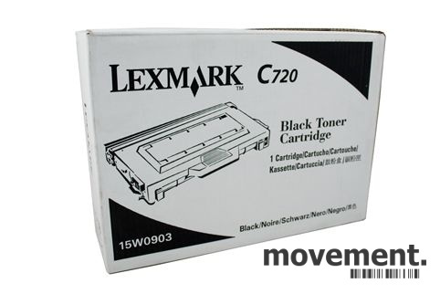 Solgt!Lexmark C720 sort toner 15W0903 - 1 / 2