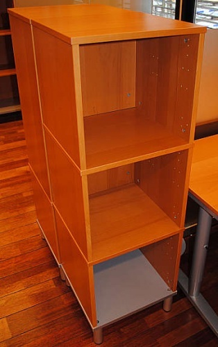 Solgt!Ikea oppbevaringsskap Effektiv bøk - 1 / 3