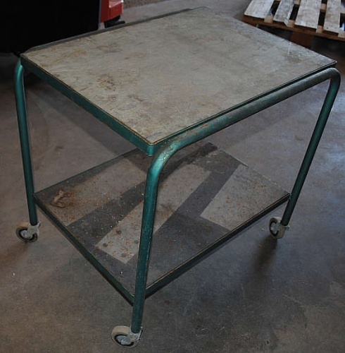 Solgt!Liten tralle i stål, 53b x 65d x - 2 / 2