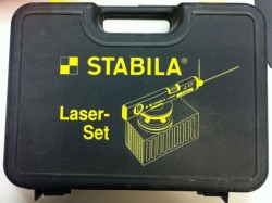 Stabila Laser-set nivelleringslaser, pent brukt i koffert